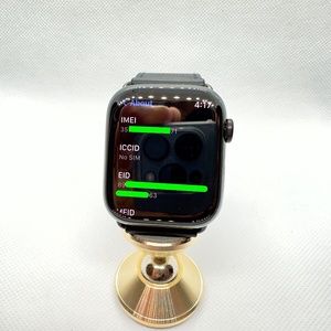 Apple Watch Hermès 45 Series 8 Space Black Stainless Steel Case with Single Tour